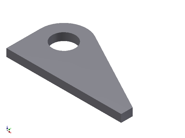 Eye plate (asymetric)